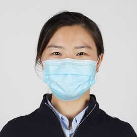 Κίνα Μη υφαμένο μίας χρήσης μέγεθος 17,5 μασκών προσώπου * 9.5cm για την προσωπική προστασία εργοστάσιο