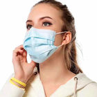 Αναπνεύσιμη μάσκα προσώπου Earloop, μπλε χειρουργική μάσκα Dustproof Eco φιλικό