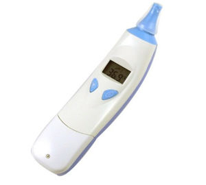 Κίνα Ηλεκτρονικό θερμόμετρο αυτιών ιατρικού βαθμού, υπέρυθρο θερμόμετρο LCD εργοστάσιο