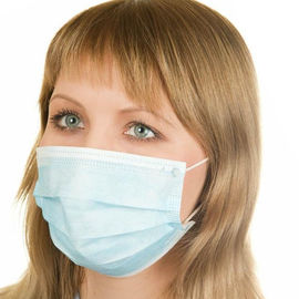 Κίνα Μίας χρήσης στοματική μάσκα αντι σκόνης, μάσκες διαδικασίας Earloop ελαφριές εργοστάσιο